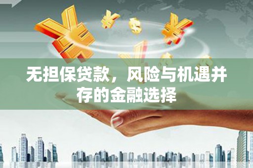 壮围无担保贷款，风险与机遇并存的金融选择