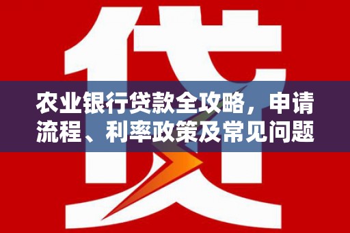 壮围农业银行贷款全攻略，申请流程、利率政策及常见问题解析