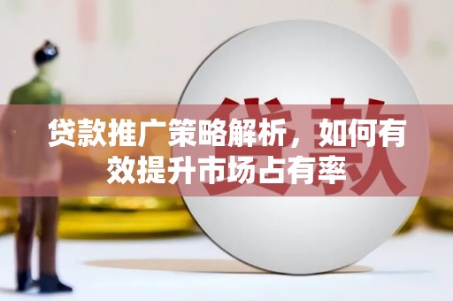 壮围贷款推广策略解析，如何有效提升市场占有率