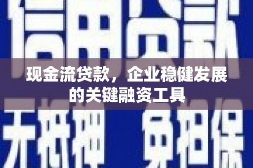壮围现金流贷款，企业稳健发展的关键融资工具