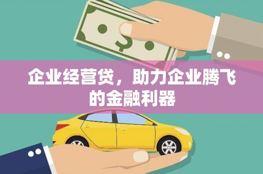 壮围企业经营贷，助力企业腾飞的金融利器