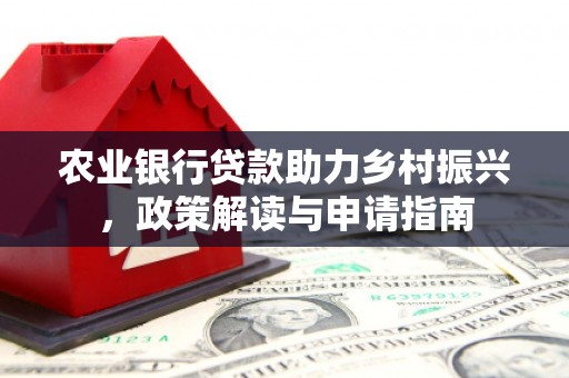 壮围农业银行贷款助力乡村振兴，政策解读与申请指南