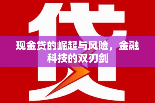 壮围现金贷的崛起与风险，金融科技的双刃剑