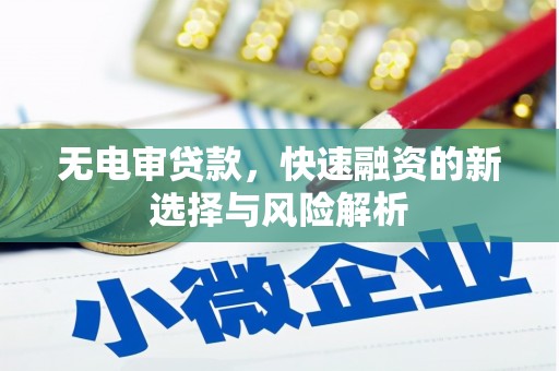 壮围无电审贷款，快速融资的新选择与风险解析