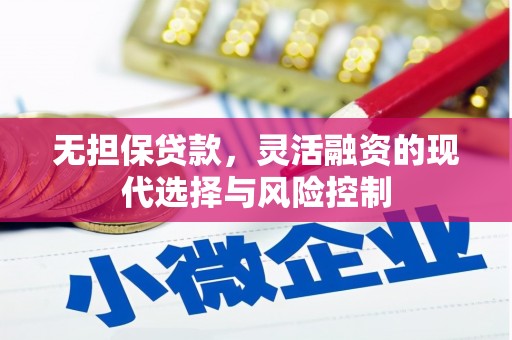 壮围无担保贷款，灵活融资的现代选择与风险控制