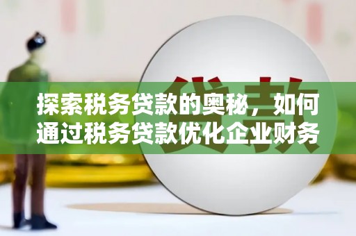 壮围探索税务贷款的奥秘，如何通过税务贷款优化企业财务