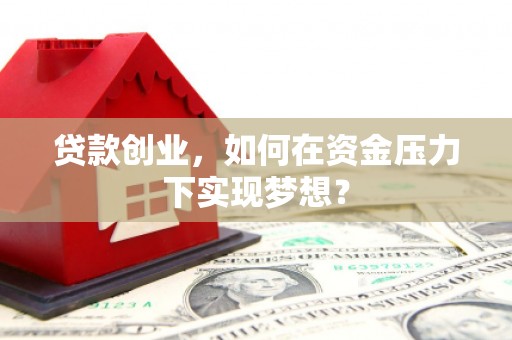 壮围贷款创业，如何在资金压力下实现梦想？