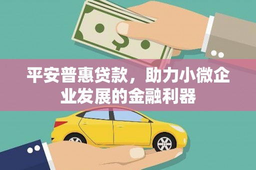 壮围平安普惠贷款，助力小微企业发展的金融利器