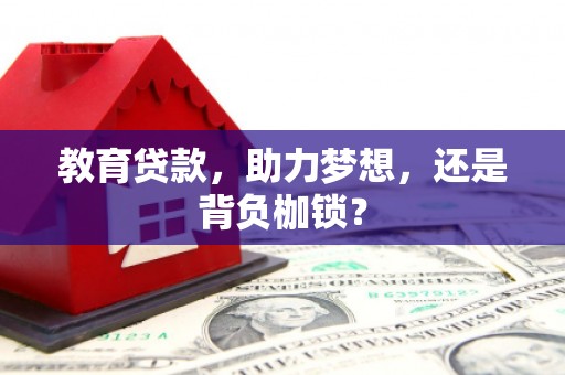 壮围教育贷款，助力梦想，还是背负枷锁？