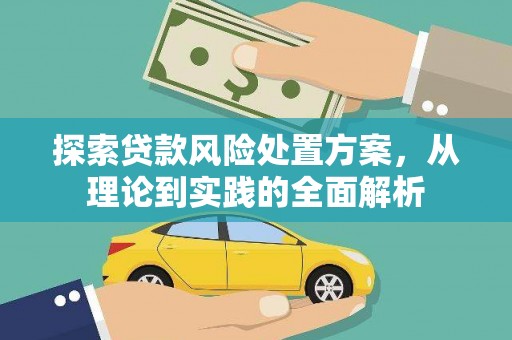壮围探索贷款风险处置方案，从理论到实践的全面解析
