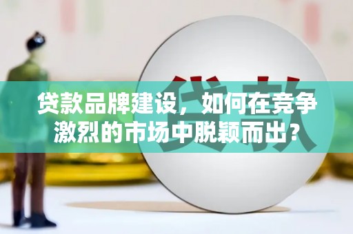壮围贷款品牌建设，如何在竞争激烈的市场中脱颖而出？
