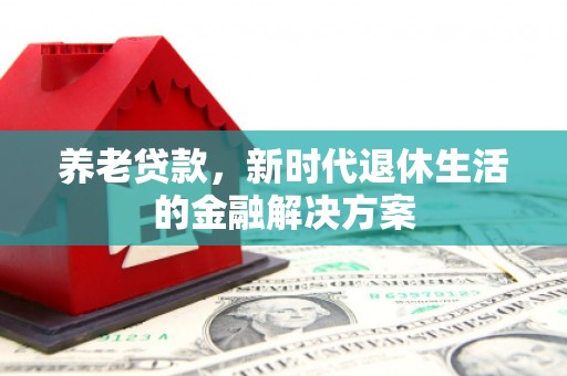 壮围养老贷款，新时代退休生活的金融解决方案