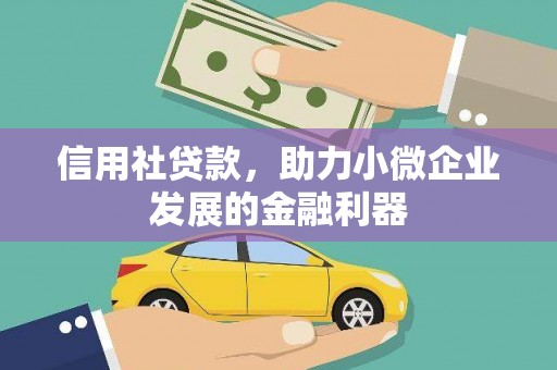 壮围信用社贷款，助力小微企业发展的金融利器