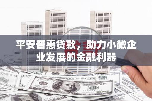 壮围平安普惠贷款，助力小微企业发展的金融利器