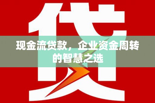 壮围现金流贷款，企业资金周转的智慧之选