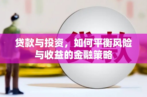 壮围贷款与投资，如何平衡风险与收益的金融策略