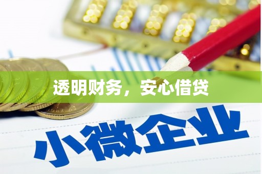 壮围透明财务，安心借贷