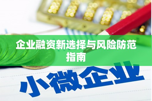 壮围企业融资新选择与风险防范指南