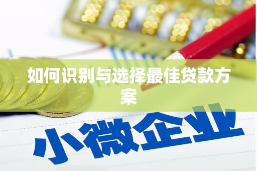 壮围如何识别与选择最佳贷款方案